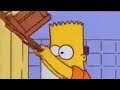 Bart hits homer with a chair