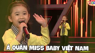 Á quân miss baby Việt Nam  Candy Ngọc Hà cực đáng yêu khiến 2 giám khảo tranh nhau CHIÊU MỘ VỀ ĐỘI