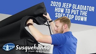 2020 Jeep Gladiator How To Put The Top Down