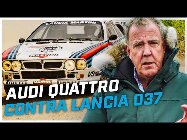 Audi Quattro 1983 vs. Lancia 037: Rally favorito de Clarkson | The Grand Tour | Prime Video Portugal class=