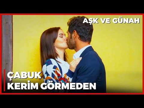 Kerim, Nesrin Cüneyt'le Öpüşürken Arkalarındaydı | Aşk ve Günah 70. Bölüm