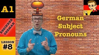 German Subject Pronouns - Beginner German with Herr Antrim Lesson #8.1