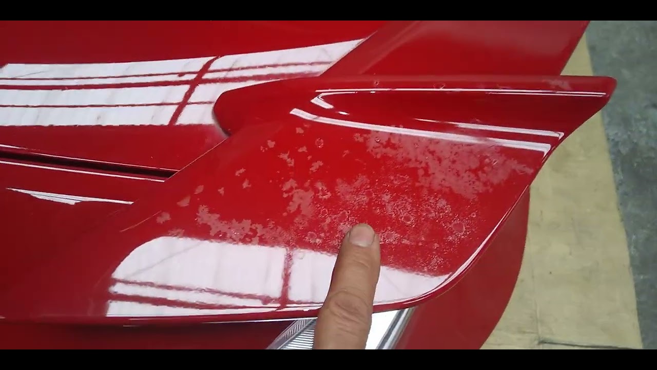 mc22 用カウル lp2カラー クリアやり直した方がいいです カウルトップの色褪せ(白くなっている)をお金掛けずに復活させよう