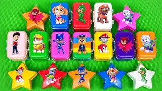 Picking Up Paw Patrol, Pj Mask Slime: Ryder, Chase, Marshall,...Satisfying ASMR Video