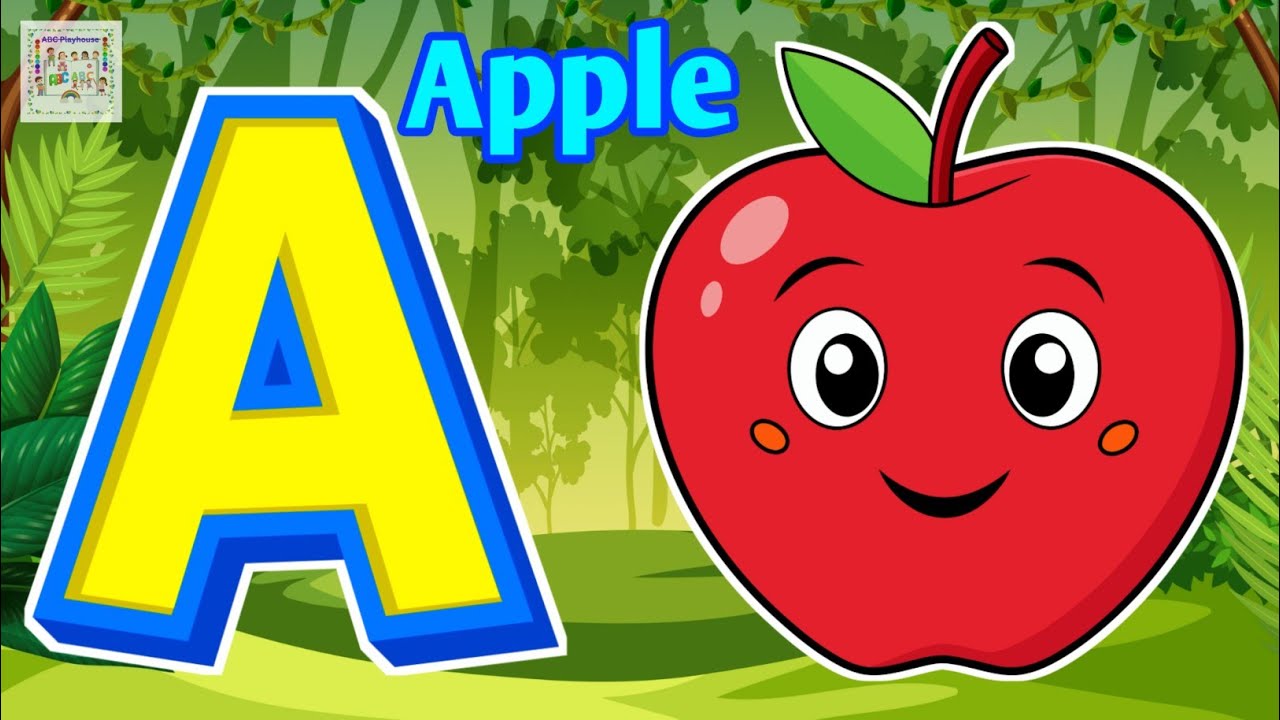 Playful ABC Song for Kids| Fun Phonics with A for Apple 🍎 |Colorful ABC Nursery Rhymes | 