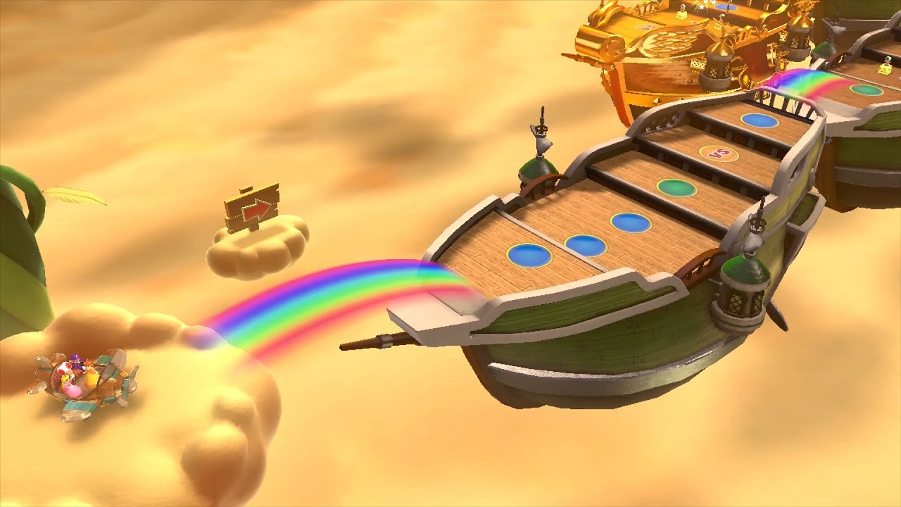 Mario Party 10 Mario Party #667 Daisy vs Waluigi vs Toad vs Peach Airship Central Master Difficulty