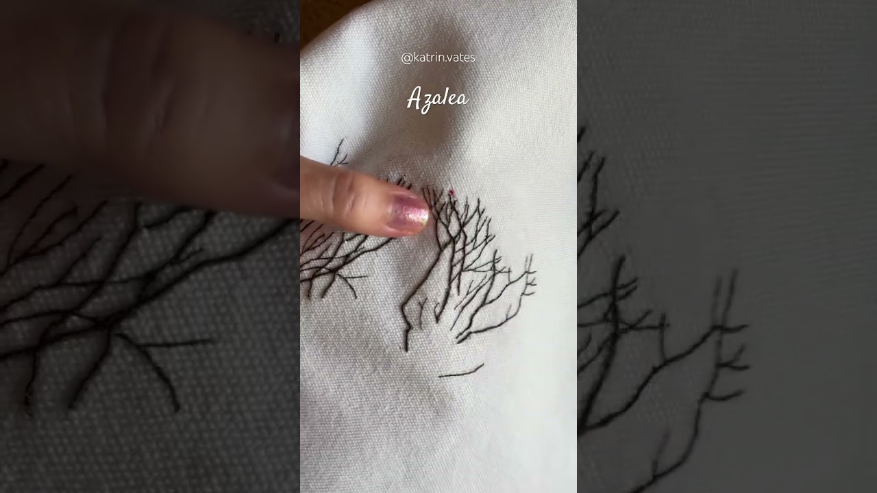 Azalea | Tutorial | Embroidery Art