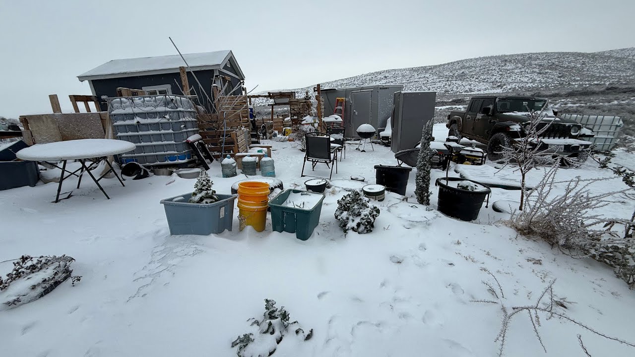 DAY 3 WINTER STORM: Rain Turns to Snow as We Head Back to the City for ...