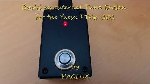 External Tune Button for Yaesu transceivers like FTdx-101, FTdx-10, FT-991 (a), and others.