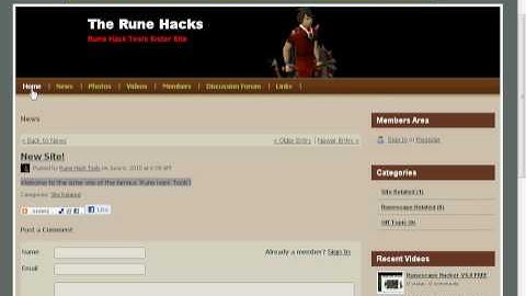 Runescape Hacking Website