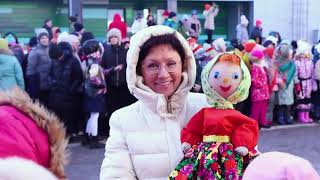 Широкая масленица школьников | Russian holiday Maslenita at school