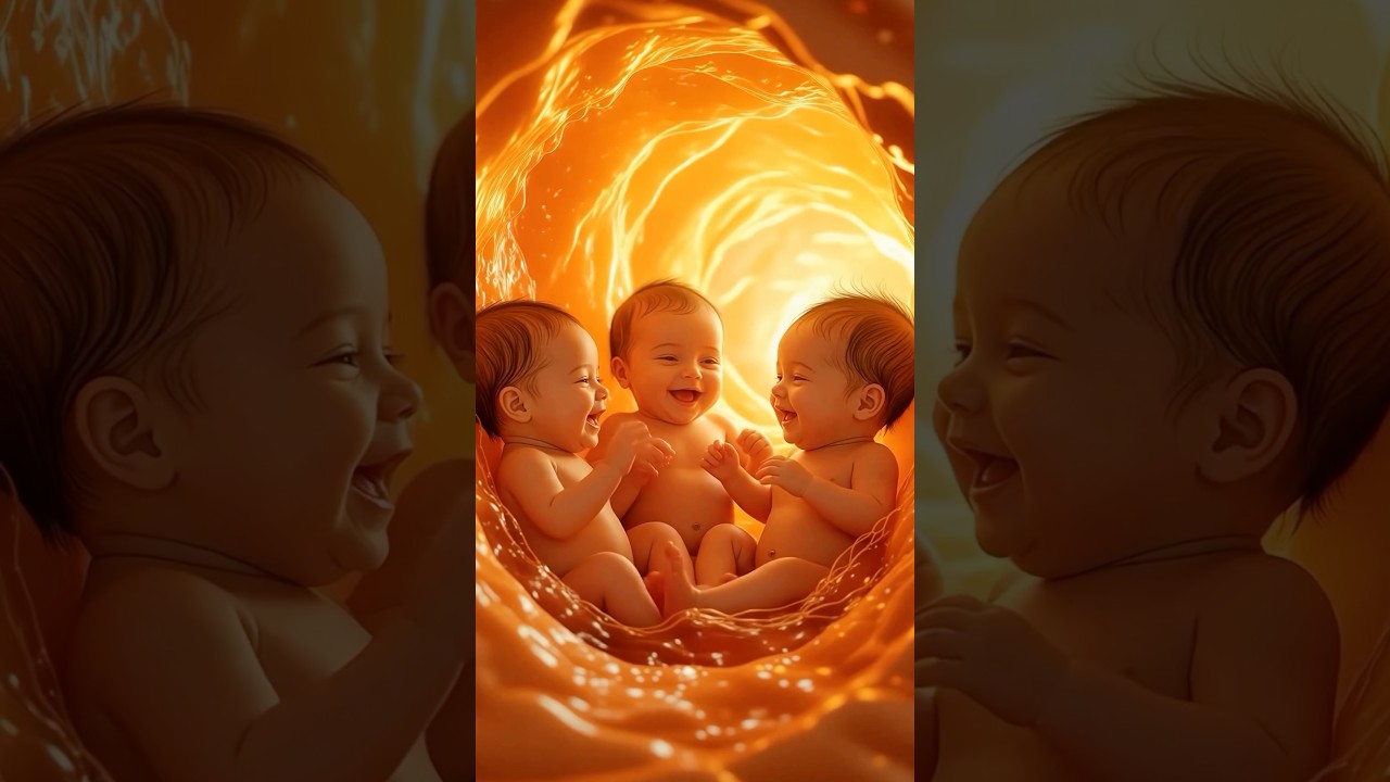 Unborn Triplets Laughing and Playing Inside the Womb – A Rare Miracle of Life