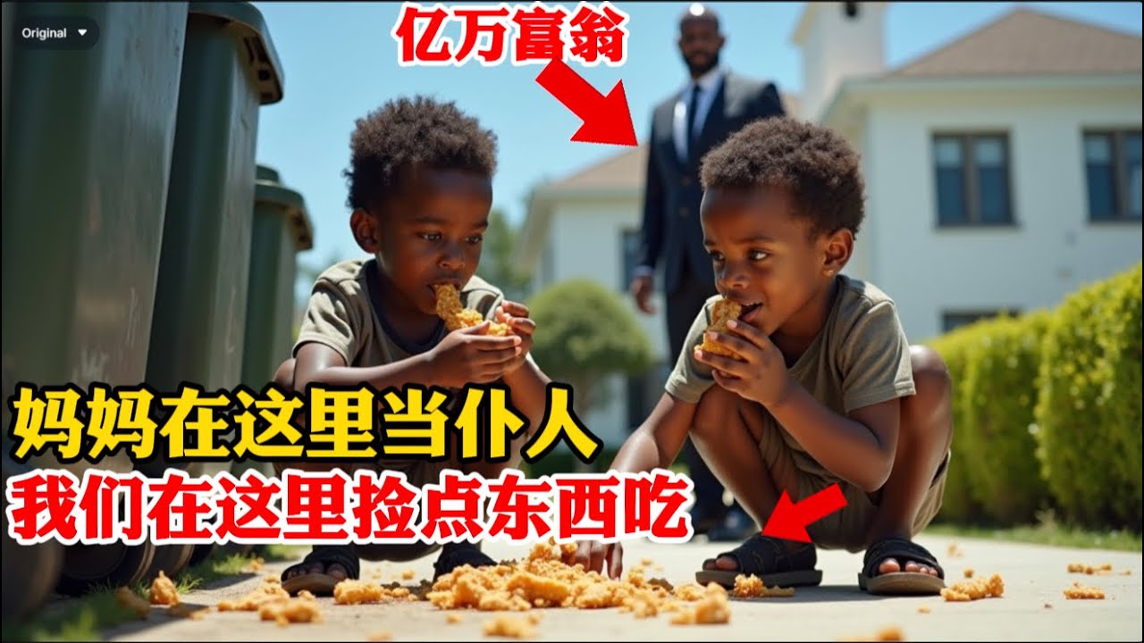億萬富翁發現僕人的雙胞胎兒子在撿垃圾吃 隨後他做了一個令人震驚的決定！