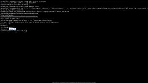 Deploying a local Matrix home server in 2 minutes with Noteworthy
