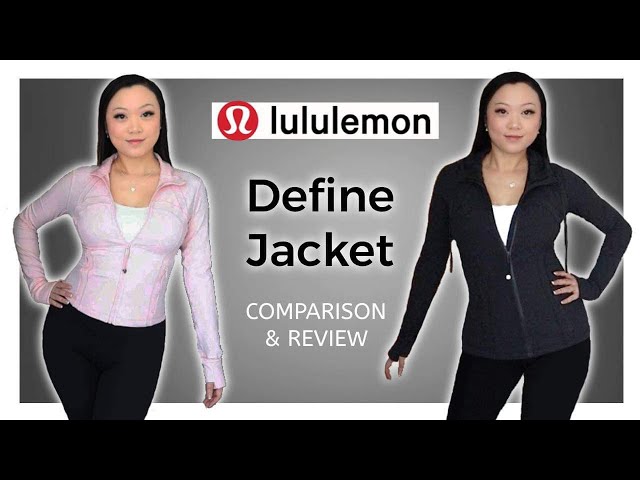 Size 6 and size 2) Lululemon Define Jacket in black Luon, Women's Fashion,  Activewear on Carousell