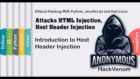 Introduction to Host Header Injection| Attacks HTML Injection, Host Header Injection | HackVenom