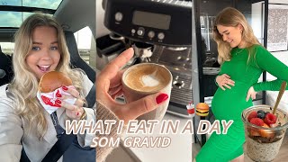 HVAD JEG SPISER PÅ EN DAG SOM GRAVID // VLOG