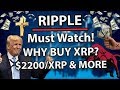 Breaking News: Why Everybody Is Buying Ripple XRP Right Now & $2200/XRP Prediction...
