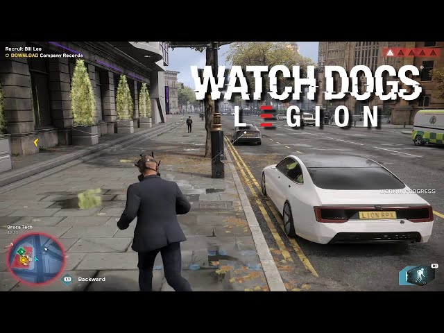 WATCH DOGS: LEGION - Driving and Drones Gameplay Footage 