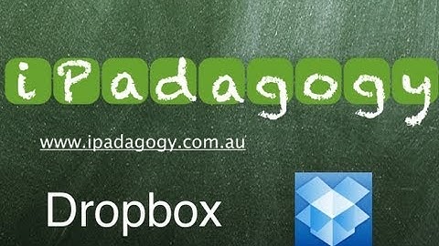 iPadagogy - App Review - Dropbox Desktop Application Video Tutorial