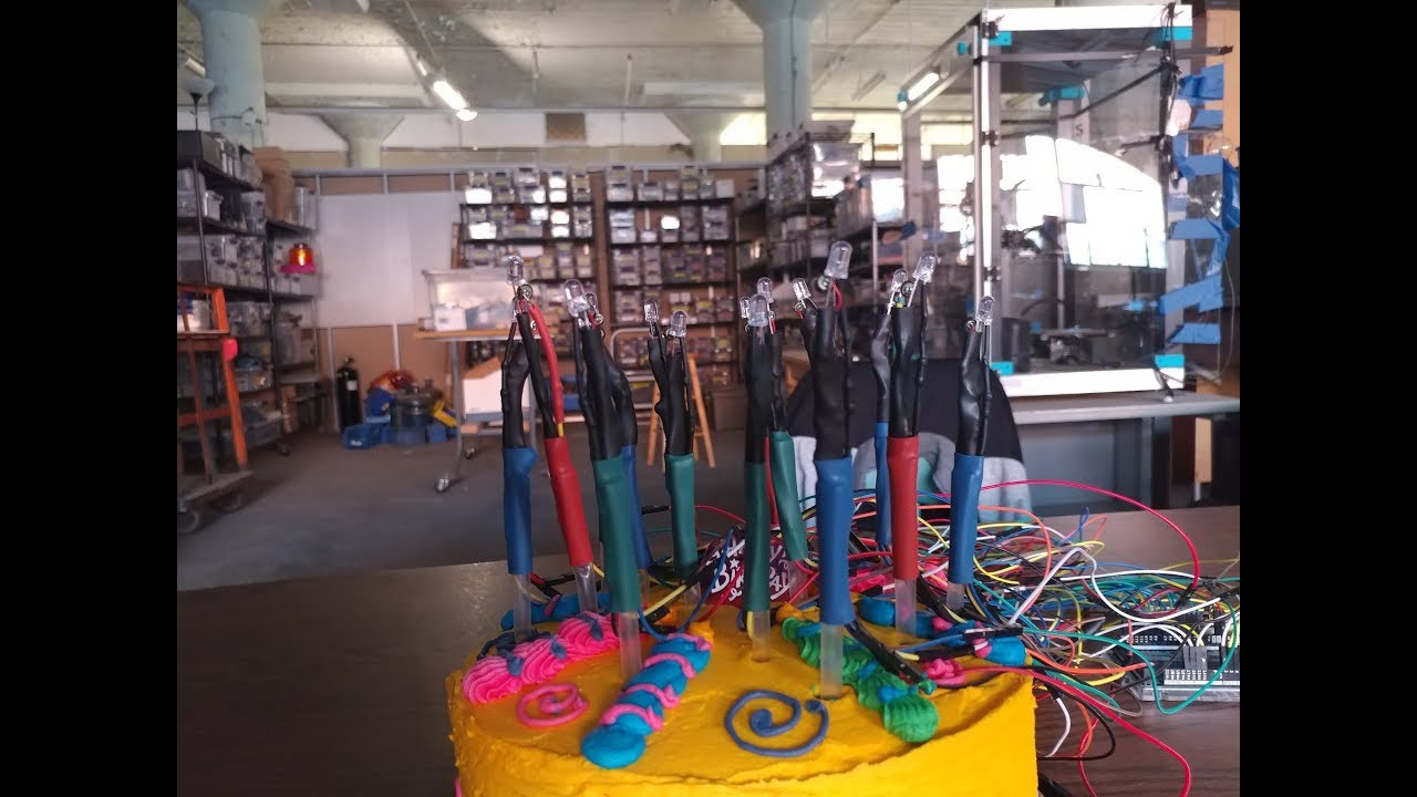 Happy Birthday, Arduino! Blowout Candle Project - YouTube