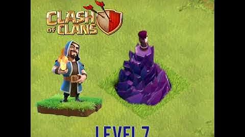 Wizard tower upgrade level 1 to max | COC | 2021 New | #shorts