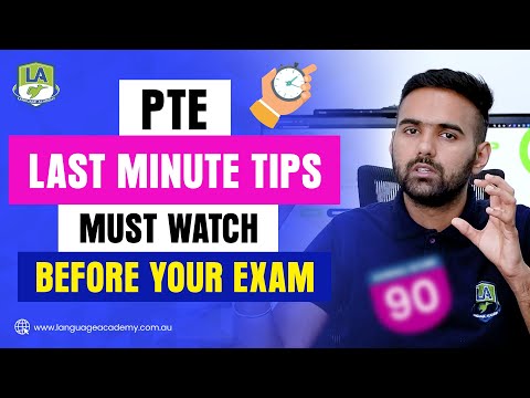 (Updated) PTE Last Minute Tips and Strategies | LA Language Academy PTE