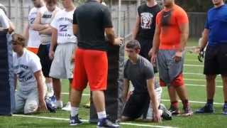 Eddie Czernaik at University of Akron's Football Camp