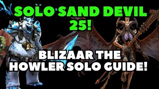 Solo Sand Devil Stage 25 With Blizaar The Howler And Food!