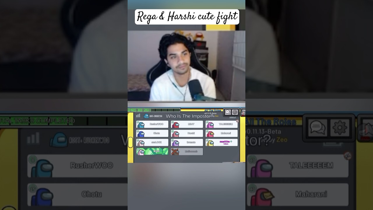 Rega harshi cute fight😂😉 