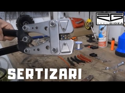 Sertizarea si fixarea cablurilor electrice - TUTORIAL