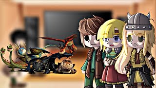 Past Httyd React To Their Dragonshttydreaction Play On 2X