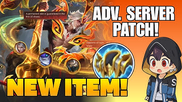 NEW ITEM? | Advance Server Patch Update – Hilda Revamp, Xavier Buffs & More! | Mobile Legends