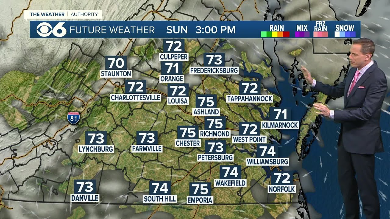 Hour-by-hour look at Memorial Day weekend forecast - YouTube