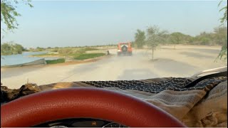 Taking the Jeep around the Al Qudra lakes