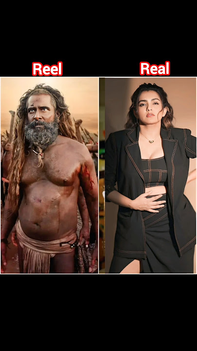 Thangalaan Movie 🔥 Characters Reel vs real #thangalaan#reel #real #vikram #shorts #viral