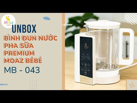 Video Bình đun nước pha sữa cao cấp Moaz Bébé MB - 043 trợ... - youtube