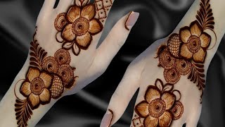 3 New Stylish Simple Mehndi Design For Back Hand ll Arabic Floral Mehndi Designs l Mehndi ka Designs