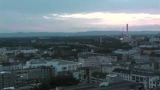 Abendstimmung über Ludwigshafen