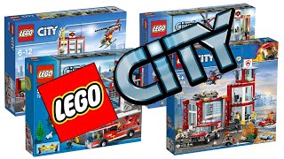 All LEGO City Fire Stations from 2010 to 2019 Speed Build - AustrianBrickFan