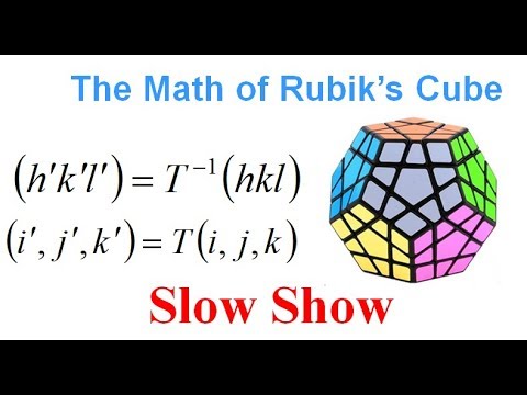 Rubik's Cube Math (1): Notations and Concepts (slow show) - YouTube