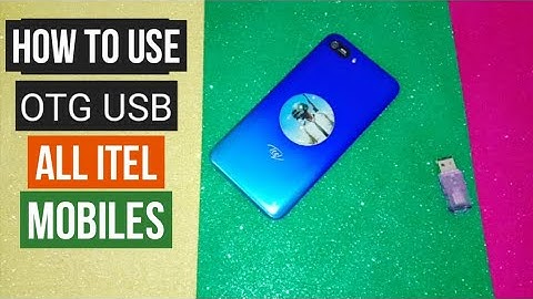 itel a25 OTG USB test