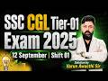 GS Paper Solution | SSC CGL TIER 1 | 12 September Shift 1 Solution by Varun Awasthi Sir