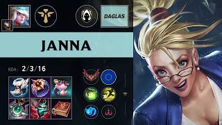 (TH Daglas) Janna Support vs Karma - EUW Grandmaster Patch 26.12