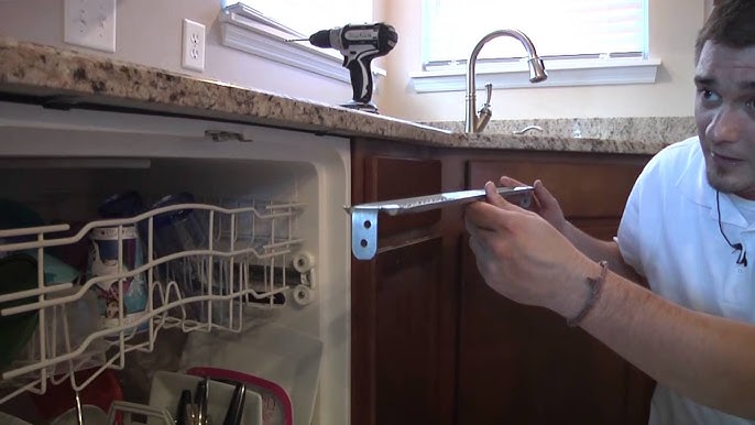 How to refasten a dishwasher to the cabinet video