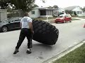 StrengthCamp.com  - 1200 lb. Tire Flip (part 2)