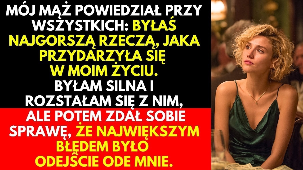 Stałam w kuchni z zimną kawą, gdy nagle dotarło do mnie zdanie, którego bałam się od lat: „To był błąd, nasze małżeństwo”. Powiedział to przy wszystkich, na przyjęciu w Lublinie, tym samym płaskim...