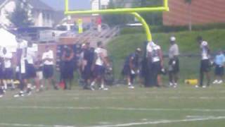 Ray Rice Dunks Football