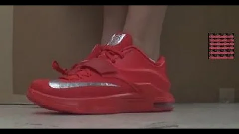 Nike KD 7 Red Global Game Sneaker  Review On Feet