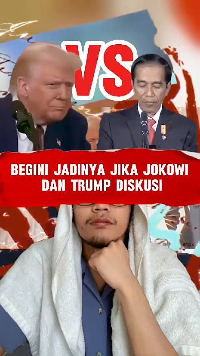 Jokowi VS Trump Meme #dialectique #dialektika #jokowi #trump #mulyono